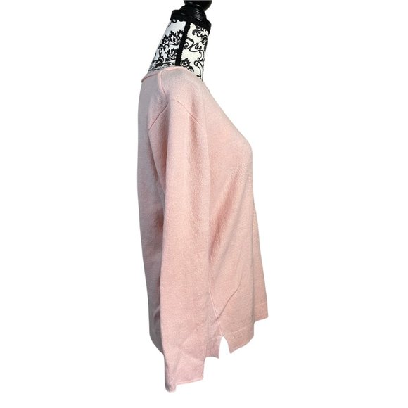 WIT & WISDOM | Women's Pink Cable Knit Star Sweater Small - Picture 6 of 7